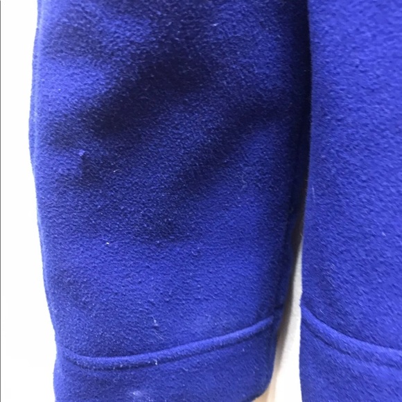 Le Chateau Men’s Wool Blend Peacoat Tailored Fit Blue Small Detachable Hood - Picture 12 of 12